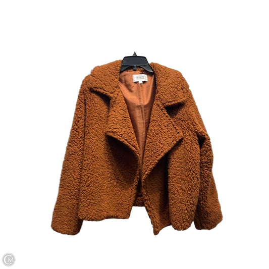 Jacket Fleece By Bb Dakota In Brown, Size: L