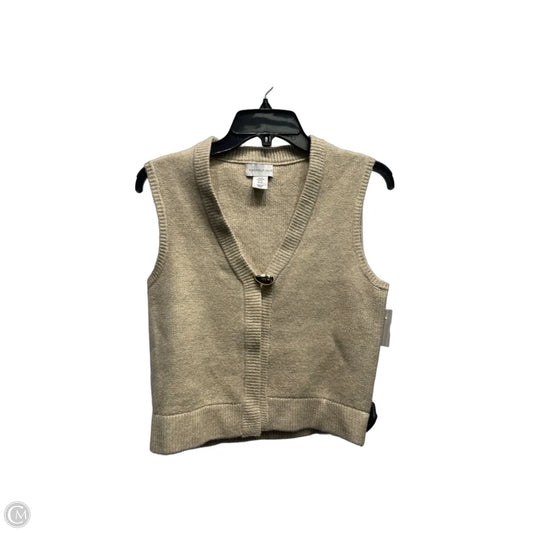 Vest Sweater By Sincerely Jules In Tan, Size: Xs