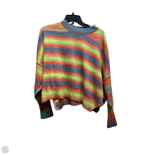 Sweater By Bucketlist In Blue & Yellow, Size: S