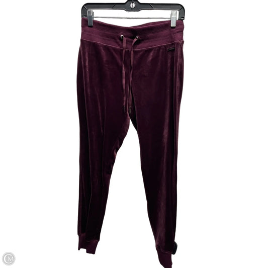 Pants Joggers By Calvin Klein In Maroon, Size: Xs