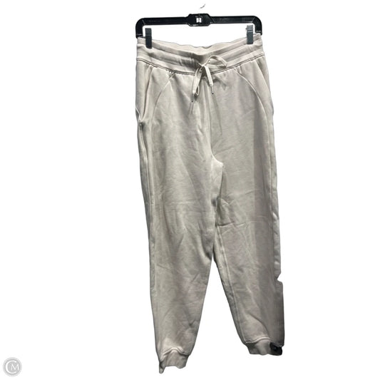 Athletic Pants By Lululemon In Cream, Size: 6