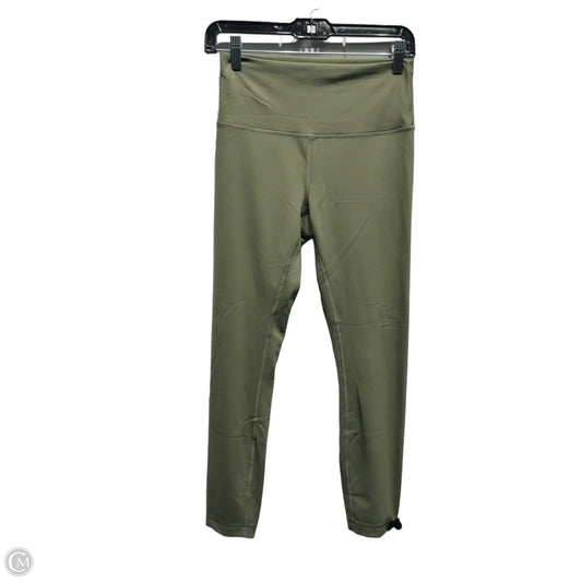 Athletic Leggings By Lululemon In Green, Size: 8