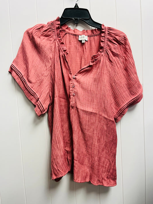 Top Short Sleeve By Wonderly  Size: Petite   Xl