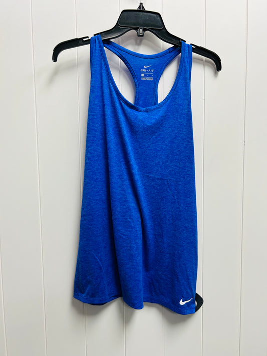 Blue Athletic Tank Top Nike Apparel, Size L