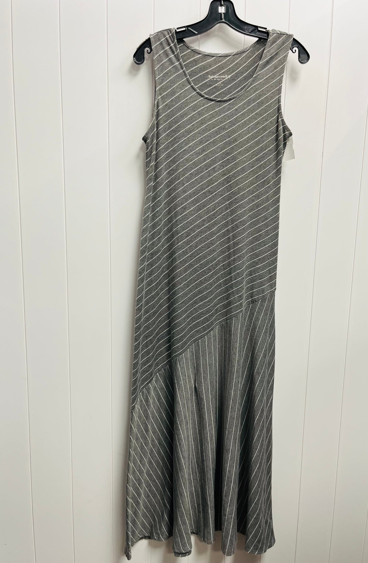 Dress Casual Maxi By Soft Surroundings In Grey, Size: Xs