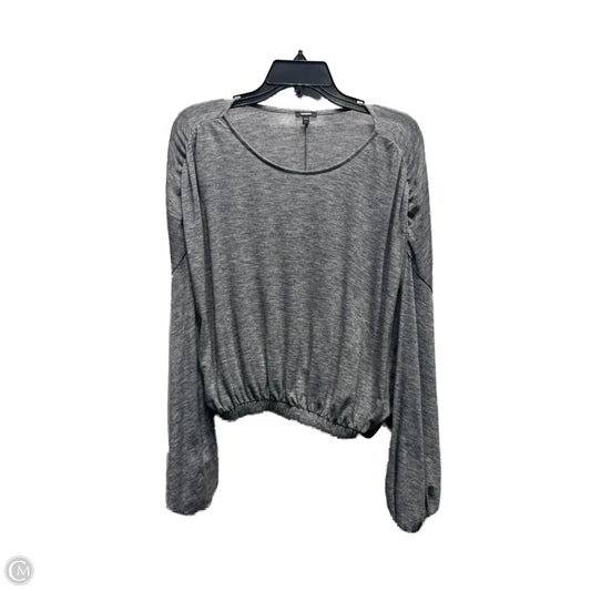 Top Long Sleeve By Express In Grey, Size: S