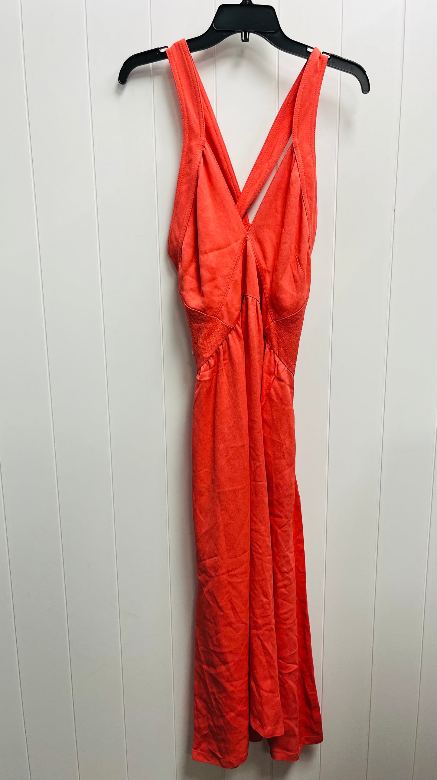 Dress Party Midi By Reiss In Orange, Size: 10