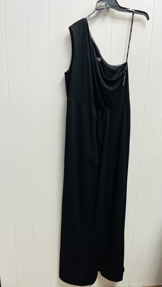 Dress Party Long By Calvin Klein In Black, Size: 14