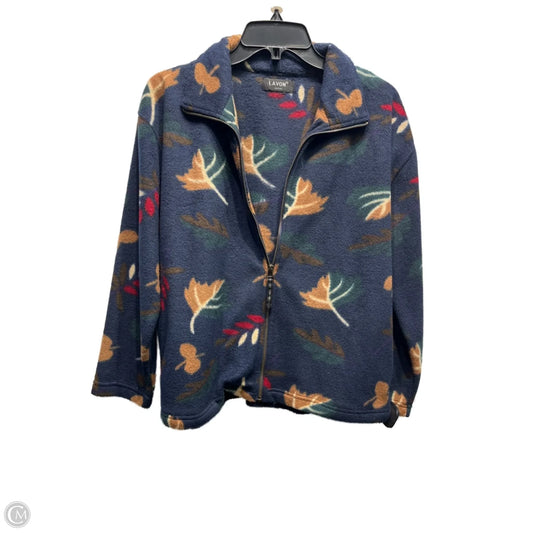 Jacket Fleece By Lavon In Blue, Size: Xs