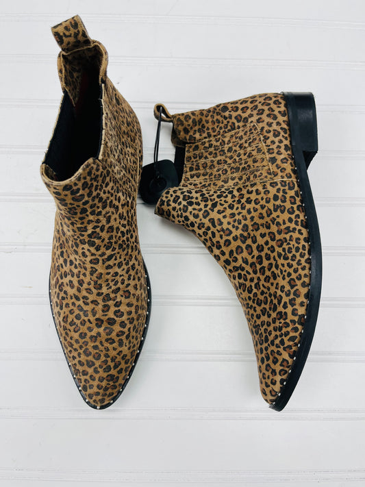 Boots Ankle Heels By musse & cloud In Animal Print, Size: 10