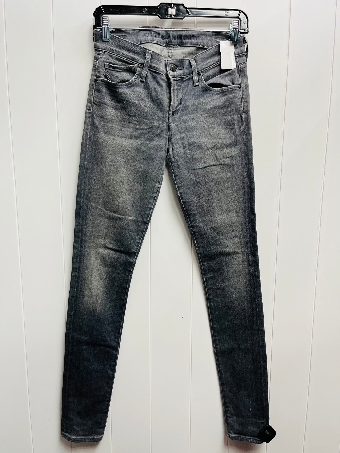 Jeans Skinny By Citizens Of Humanity In Grey Denim, Size: 4