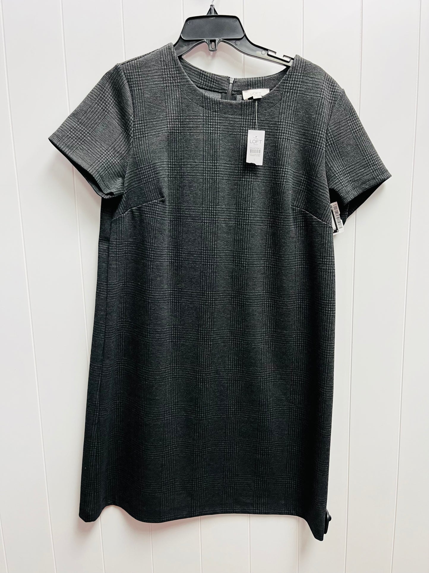 Dress Work By Loft In Grey, Size: L