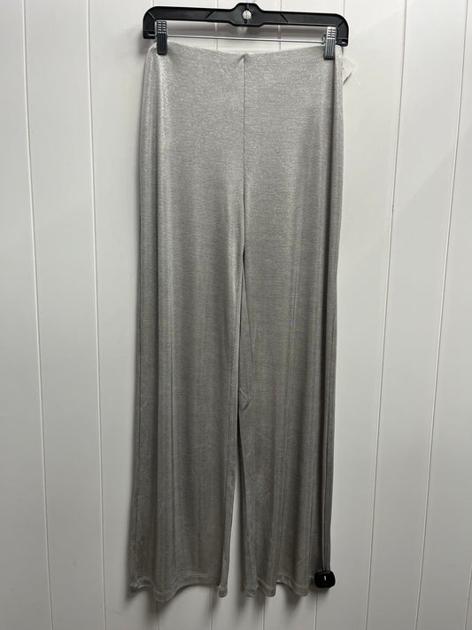 Pants Wide Leg By Zara In Silver, Size: S