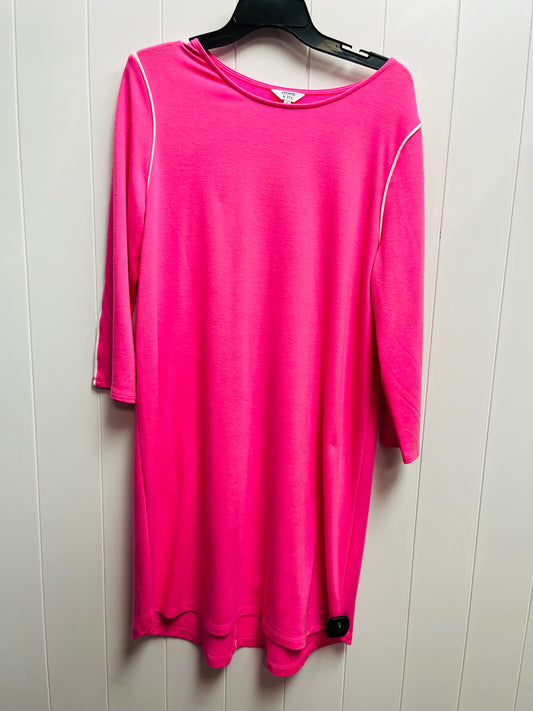 Dress Casual Short By Crown And Ivy In Pink, Size: L