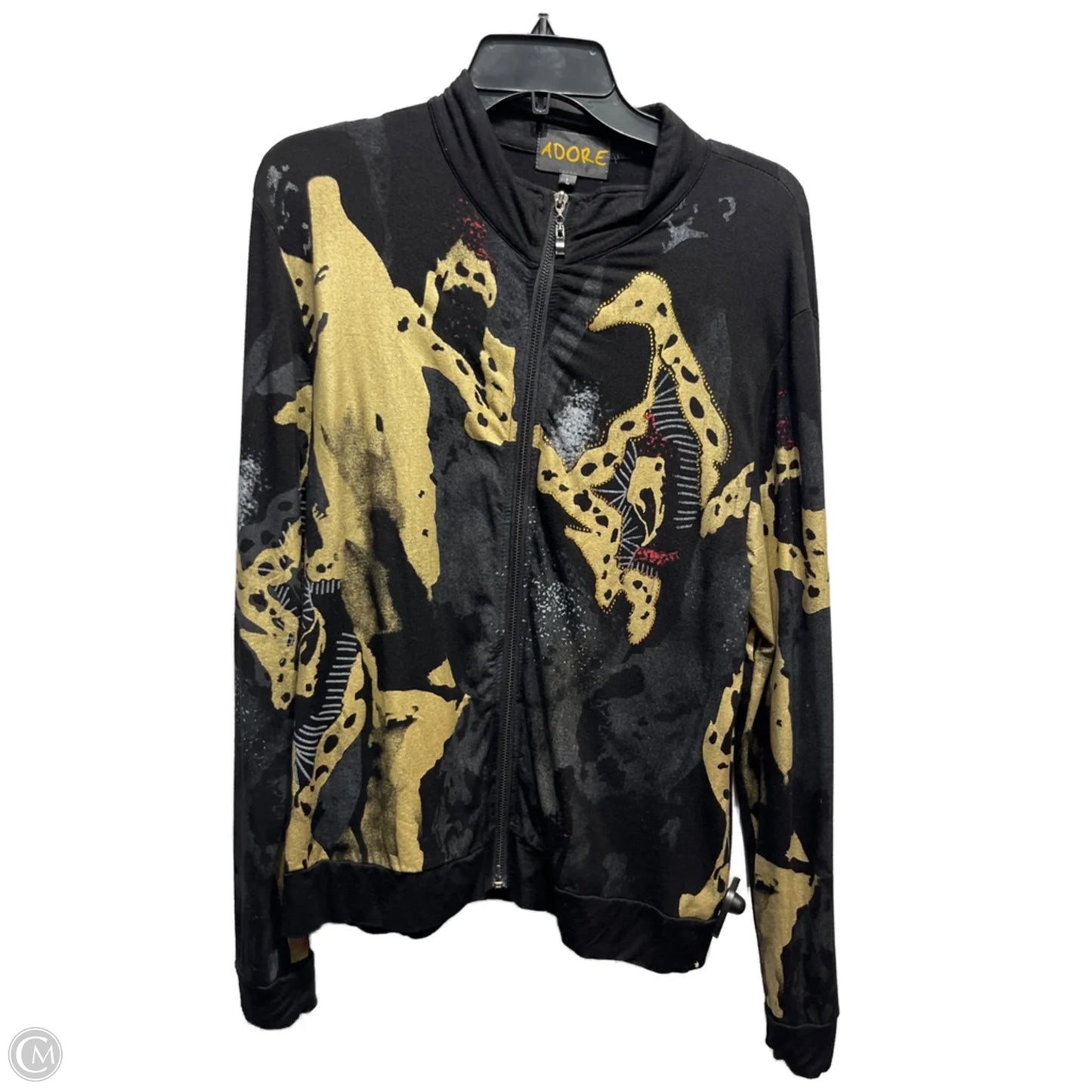 Jacket Other By Adore In Black & Gold, Size: L