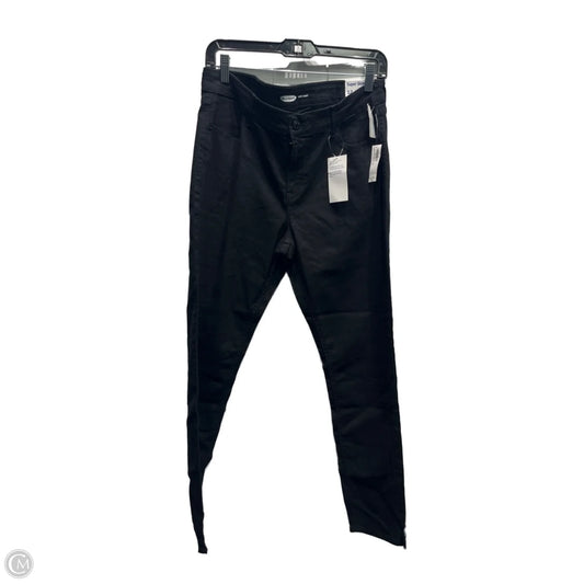 Jeans Skinny By Old Navy In Black Denim, Size: 12