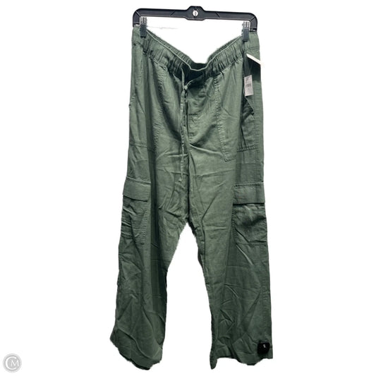 Pants Wide Leg By Gap In Green, Size: L