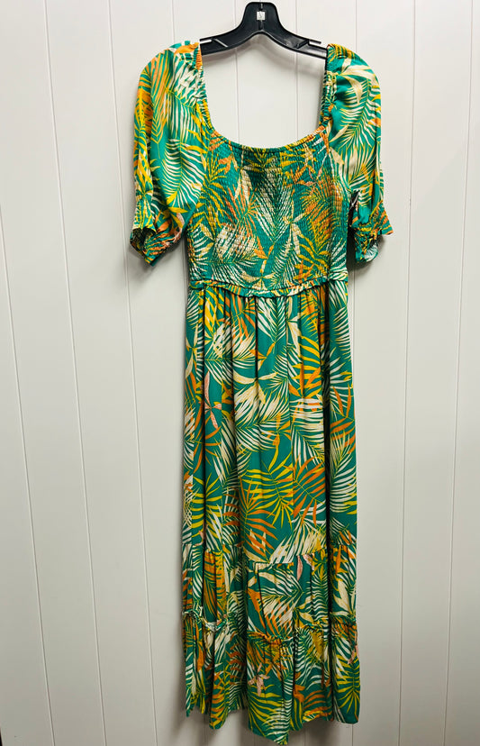 Dress Casual Maxi By Betsey Johnson In Green, Size: M