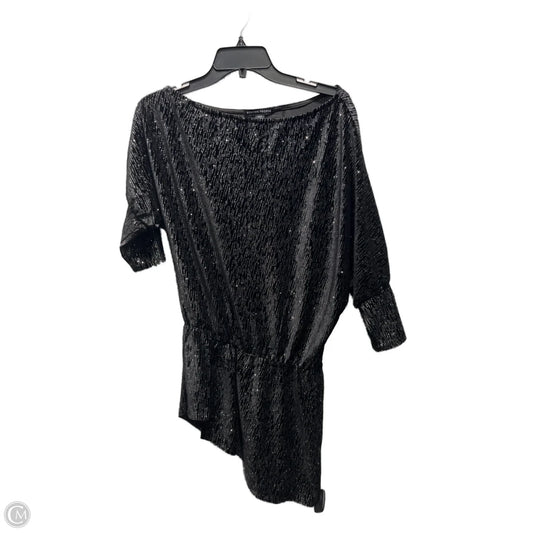 Top Long Sleeve By Boston Proper In Black, Size: S
