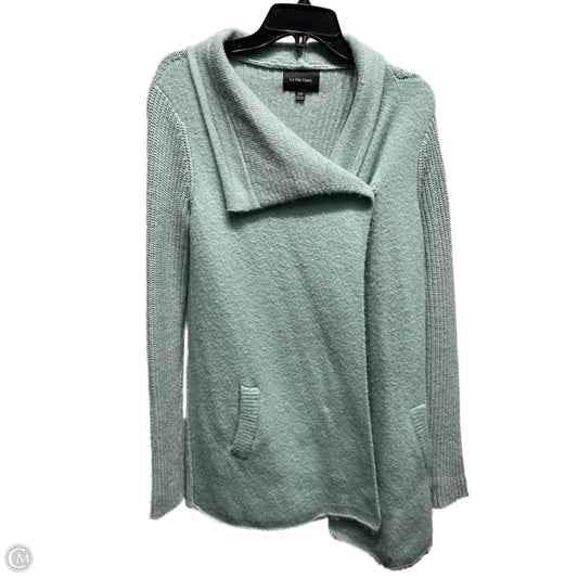 Sweater Cardigan By LA FEE VERTE  In Teal, Size: Xs