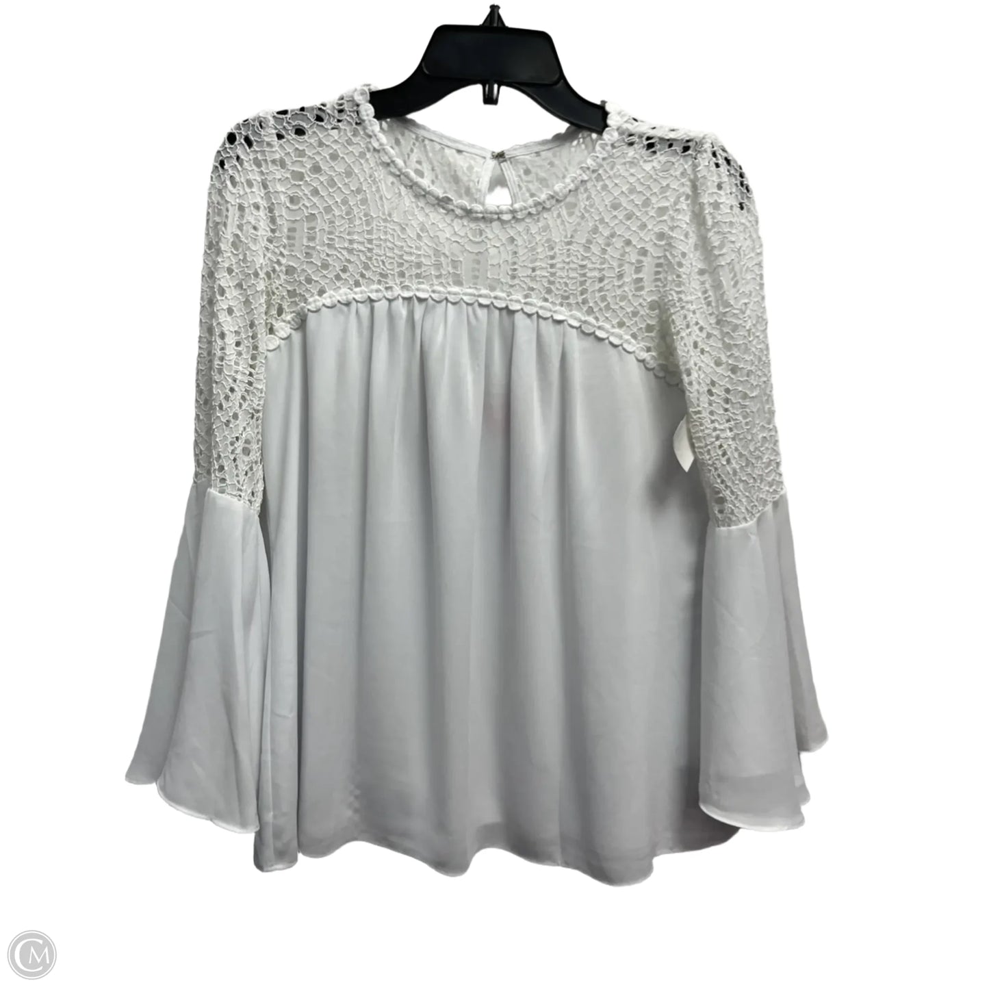 Top Long Sleeve Designer By Lilly Pulitzer In White, Size: 4