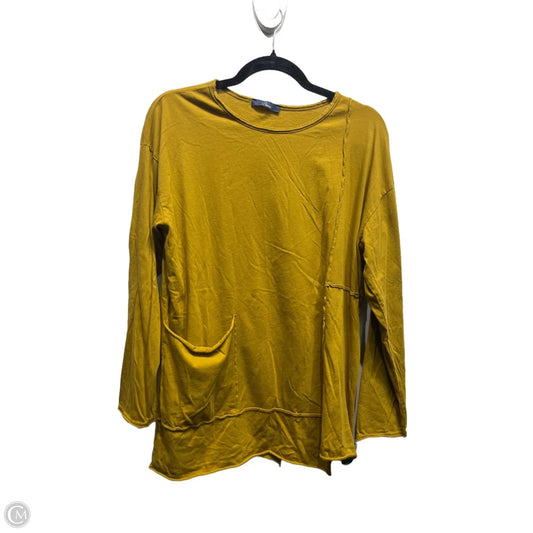 Top Long Sleeve By BACIS In Brown, Size: L