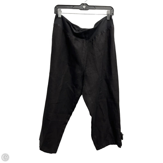 Pants Linen By Cut Loose In Black, Size: L