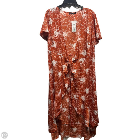 Dress Casual Maxi By Simple In Orange, Size: L