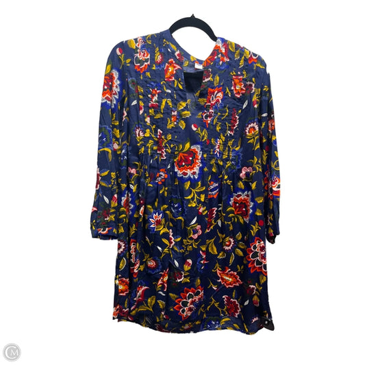Dress Casual Short By Old Navy In Blue & Orange, Size: S