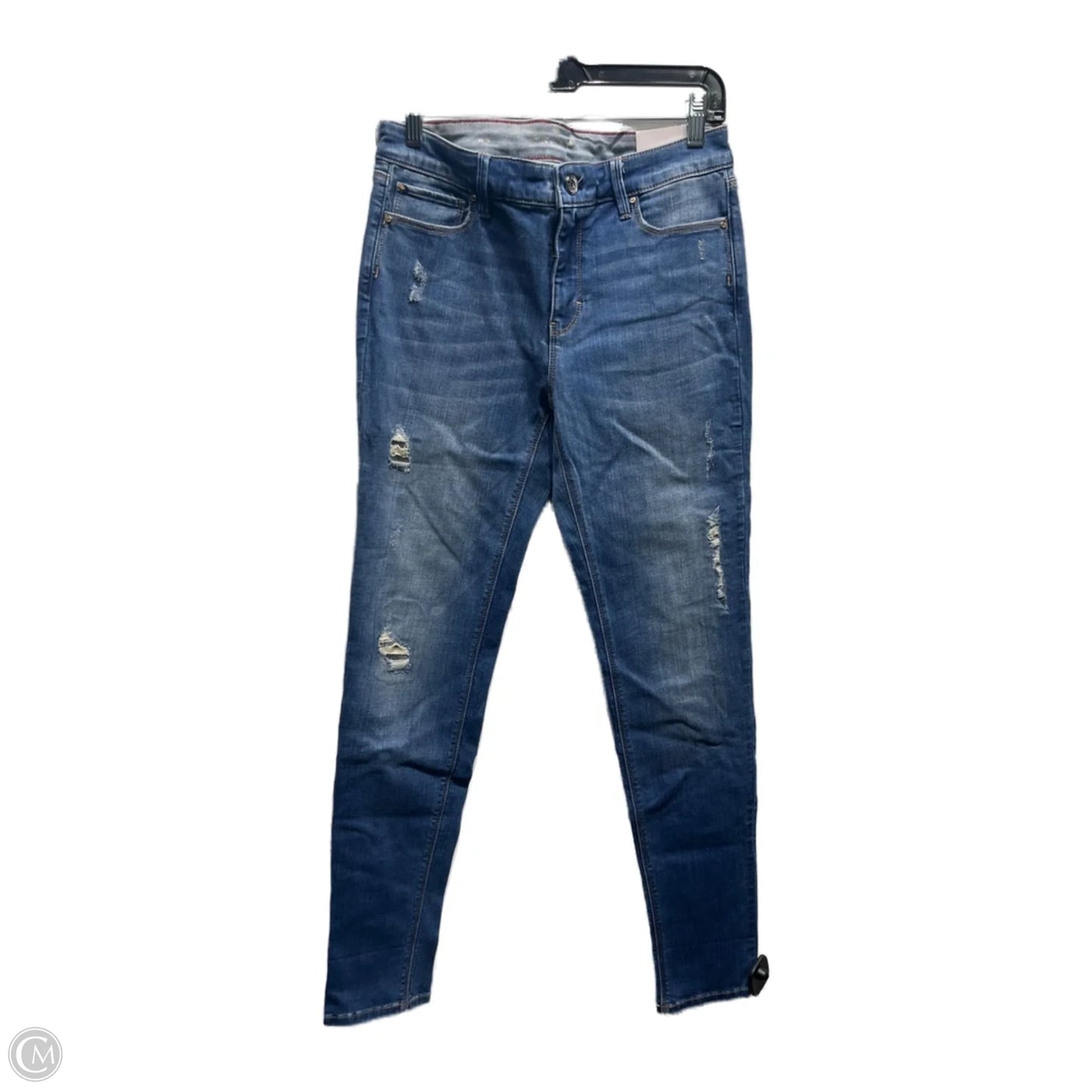 Jeans Skinny By White House Black Market In Blue Denim, Size: 4
