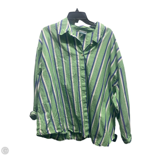 Top Long Sleeve By Target-designer In Green, Size: Xxl