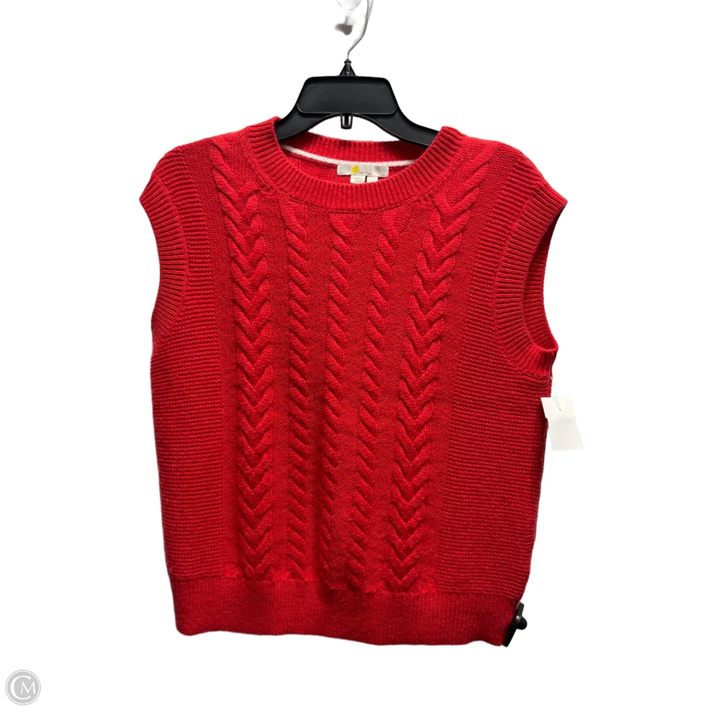 Sweater Short Sleeve By Boden In Red, Size: S
