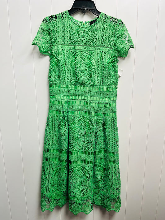 Dress Casual Midi By White House Black Market In Green, Size: 6