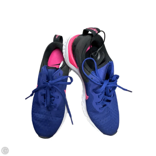 Shoes Sneakers By Nike In Blue & Pink, Size: 6