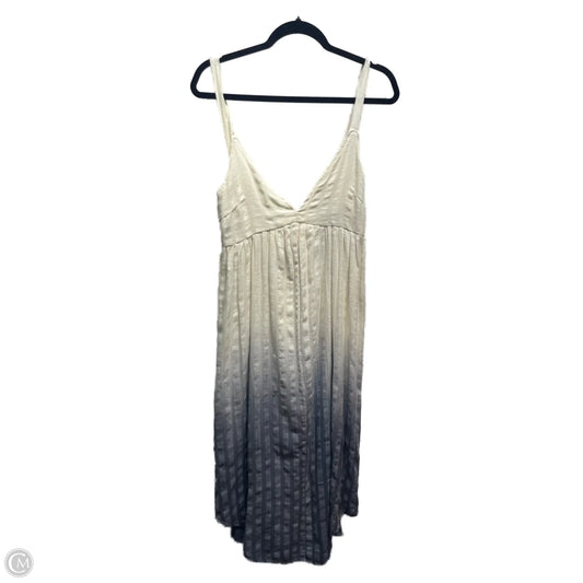 Dress Casual Short By Hem & Thread In Blue & Cream, Size: S