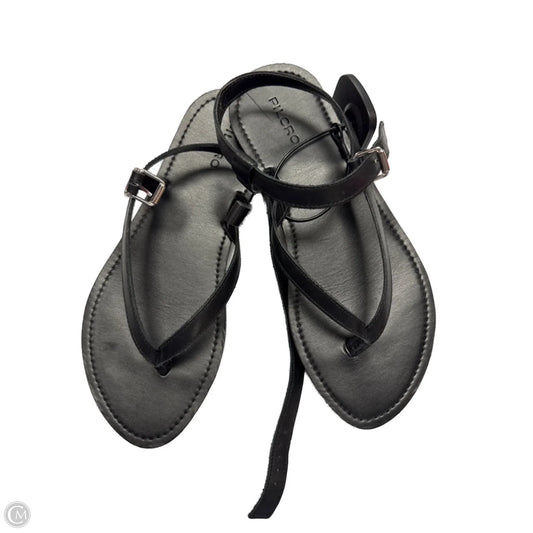 Sandals Flats By Pilcro In Black, Size: 6.5