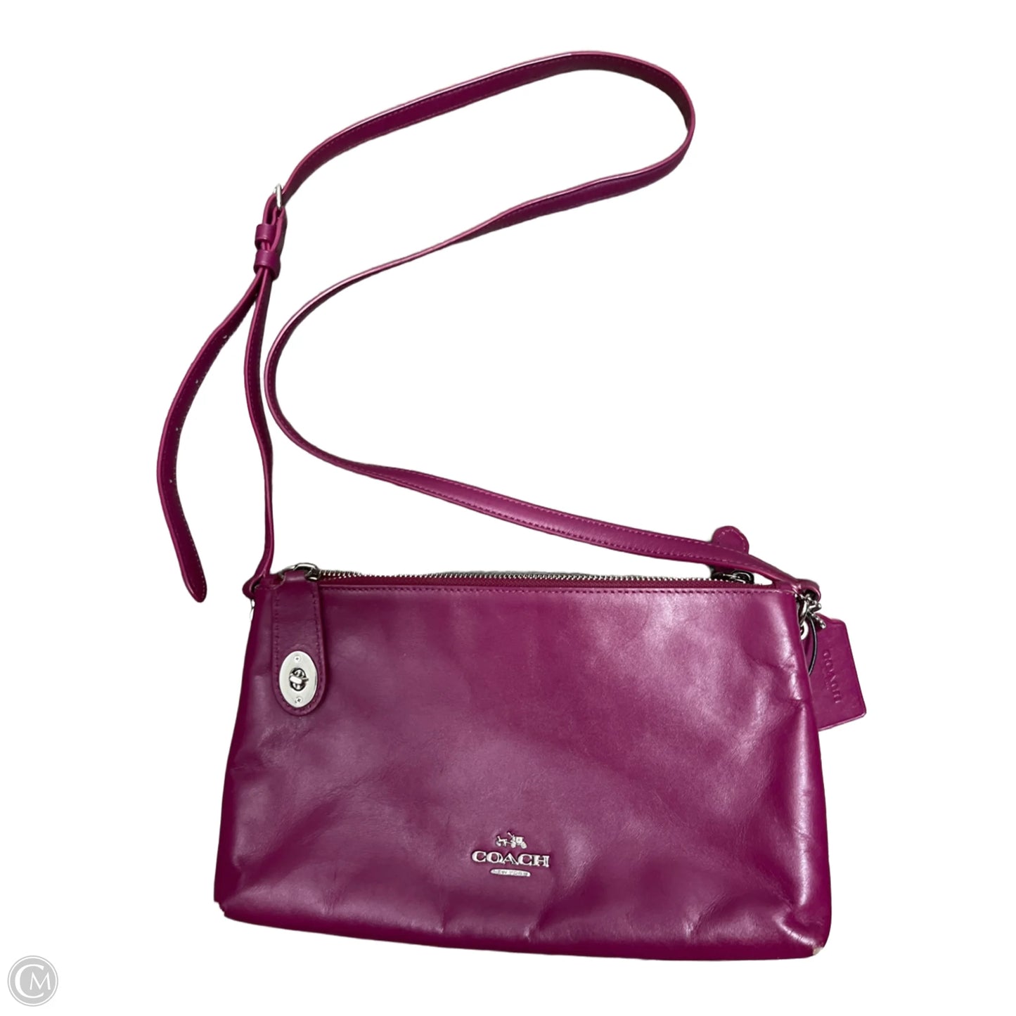 Crossbody Designer By Coach, Size: Medium