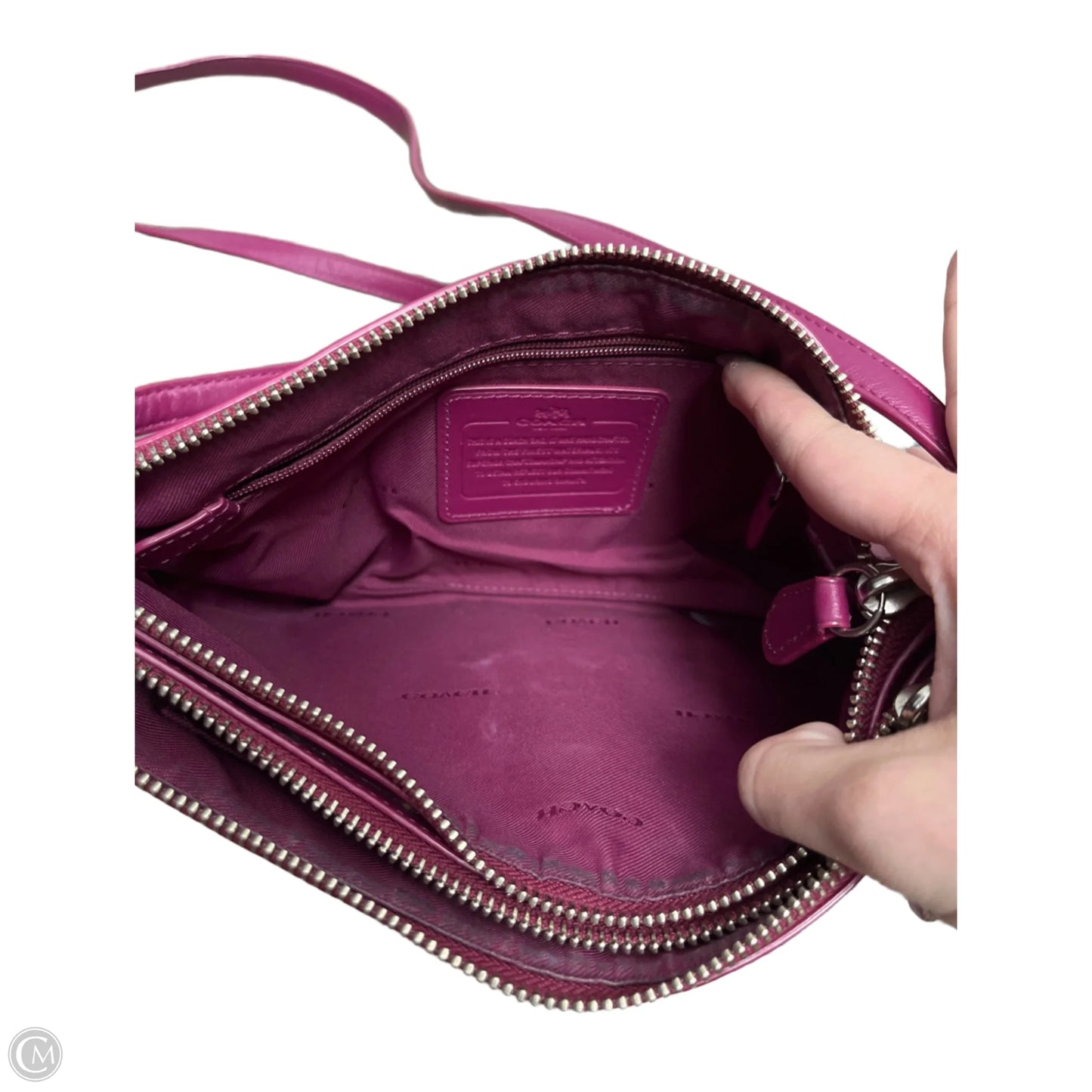 Crossbody Designer By Coach, Size: Medium