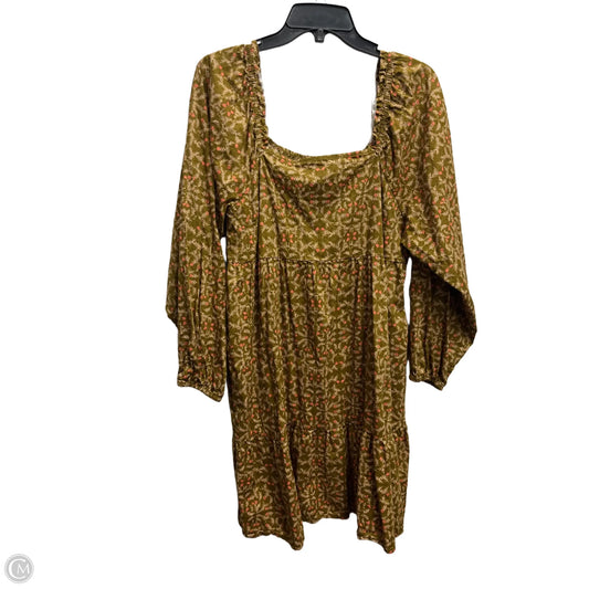 Dress Casual Short By Universal Thread In Green & Pink, Size: Xxl