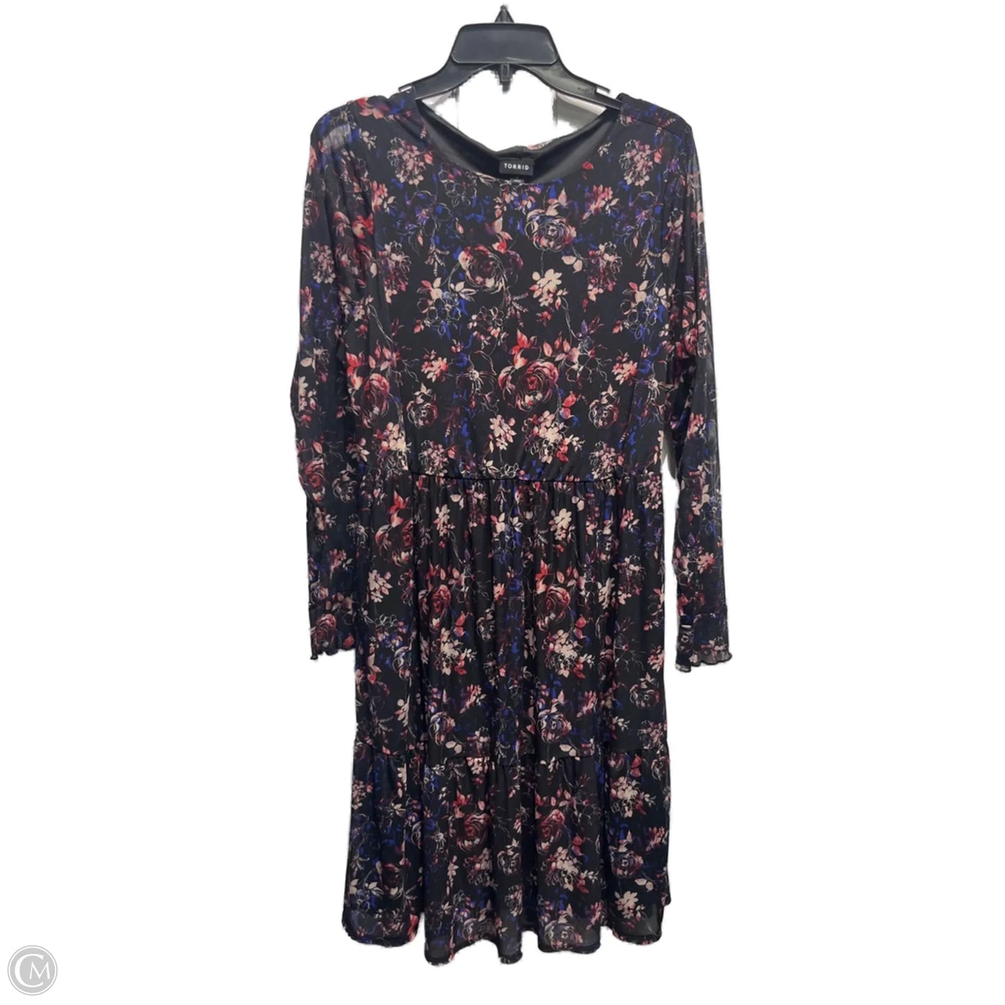 Dress Work By Torrid In Black & Pink, Size: 12