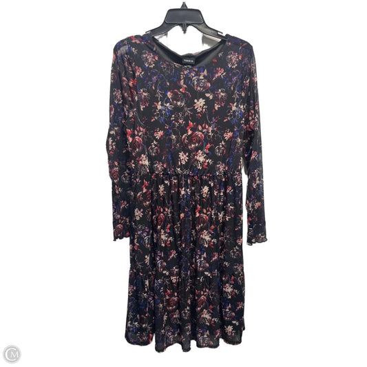 Dress Work By Torrid In Black & Pink, Size: 12