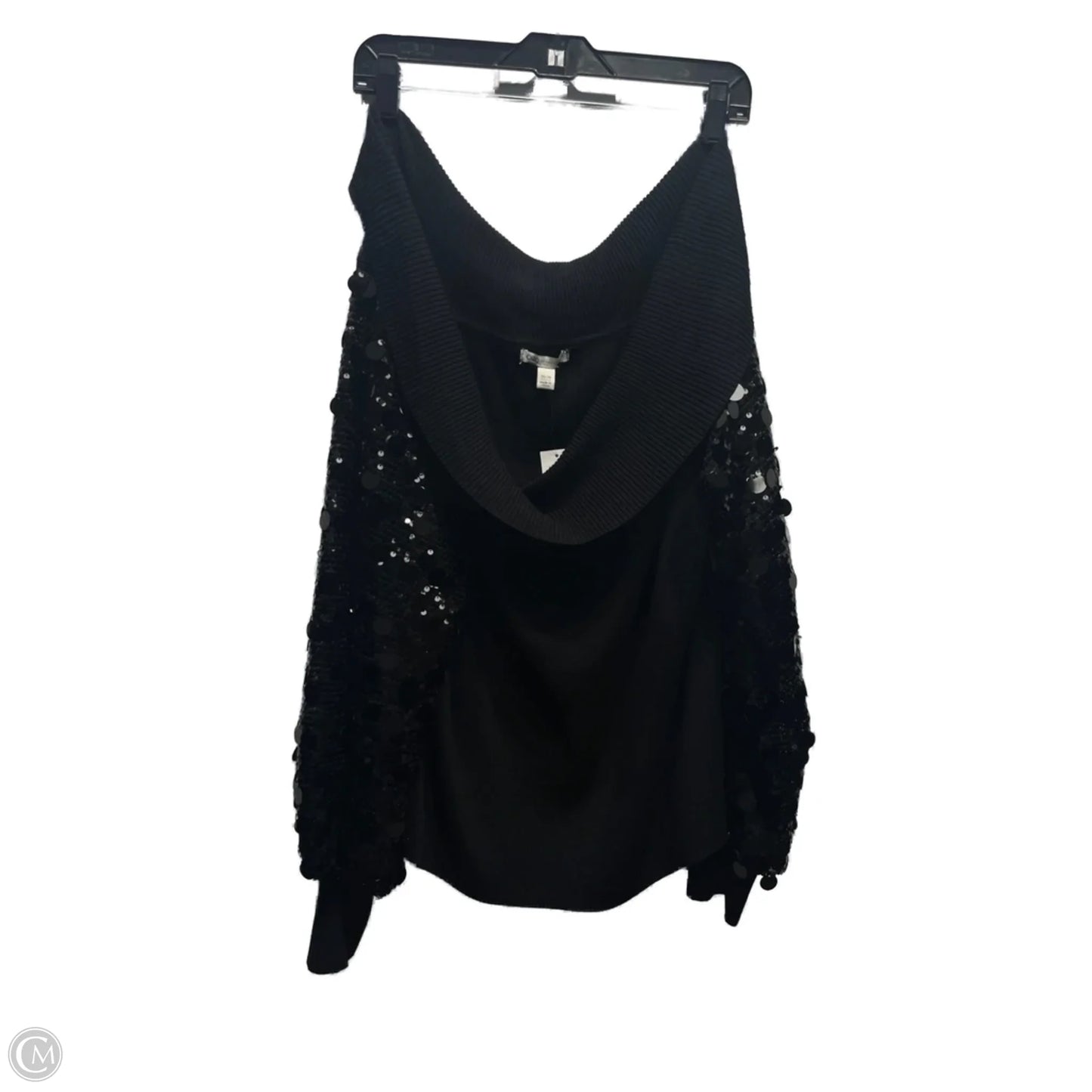 Top Long Sleeve By Cato In Black, Size: 3x