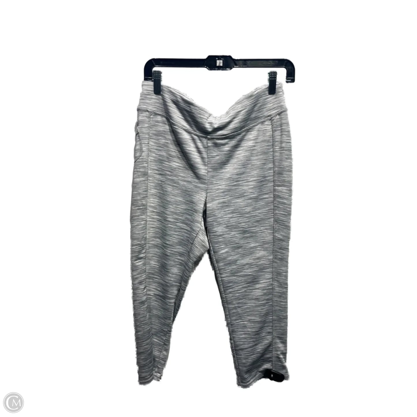 Athletic Capris By Danskin In Grey, Size: L