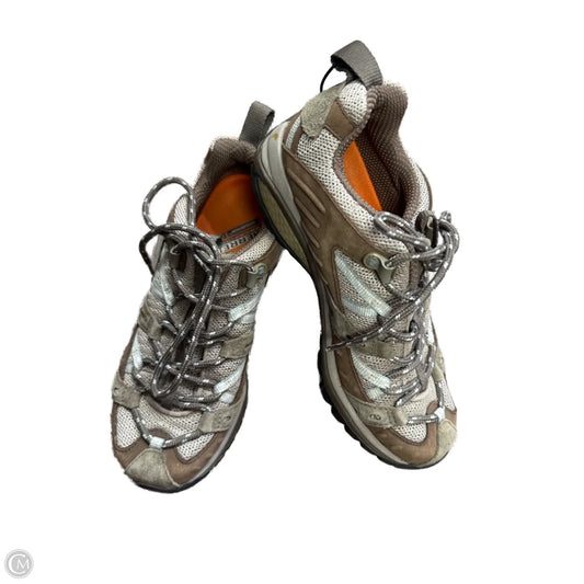 Shoes Hiking By Merrell In Brown, Size: 6