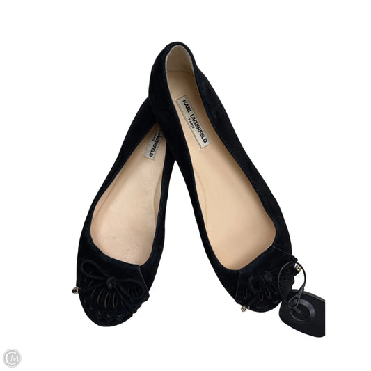 Shoes Designer By Karl Lagerfeld In Black, Size: 7.5