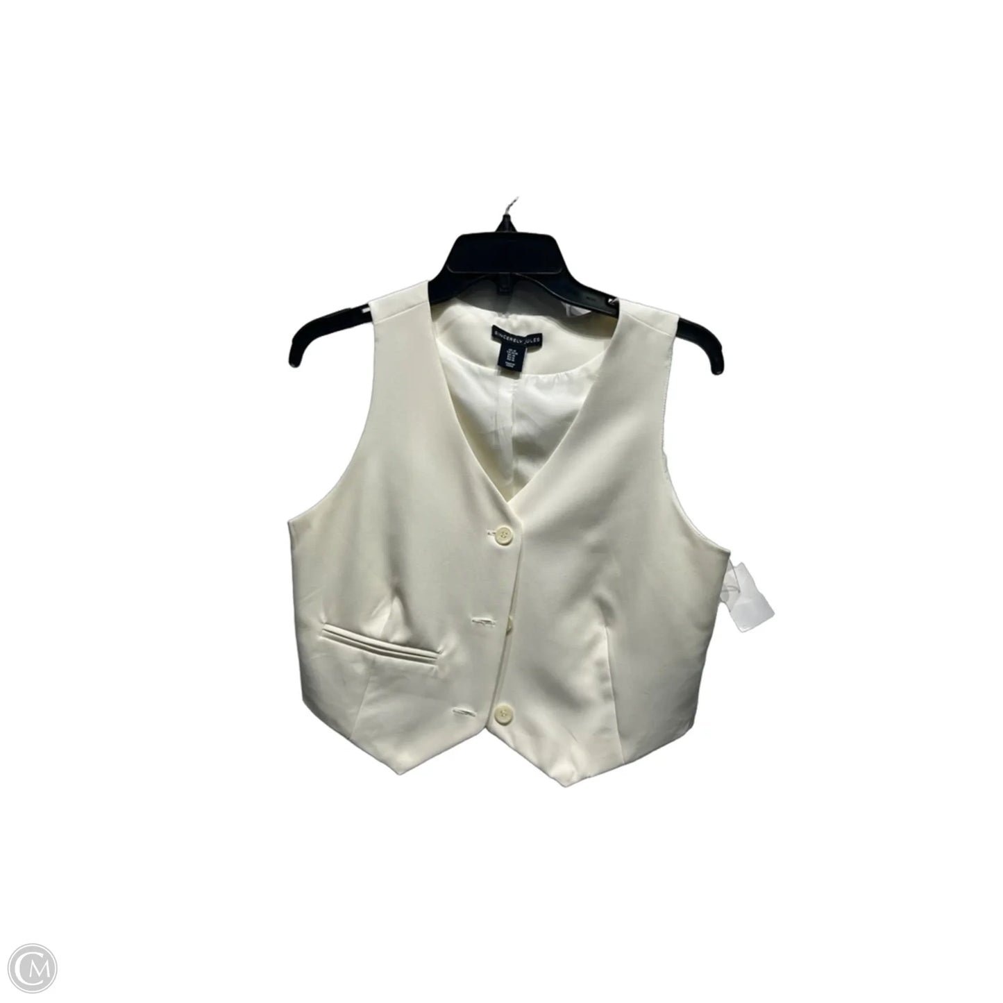 Vest Other By Sincerely Jules In Cream, Size: M