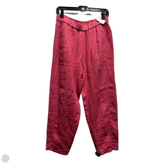 Pants Linen By Eileen Fisher In Pink, Size: Xs