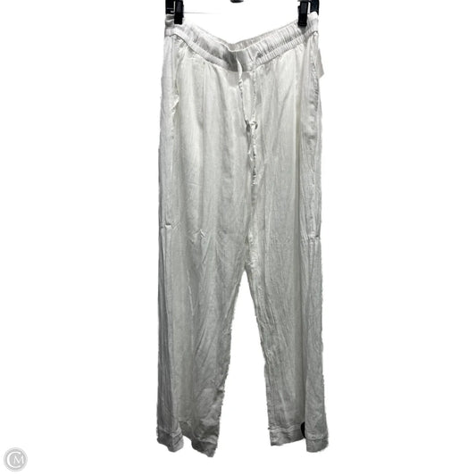 Pants Wide Leg By Gap In White, Size: M