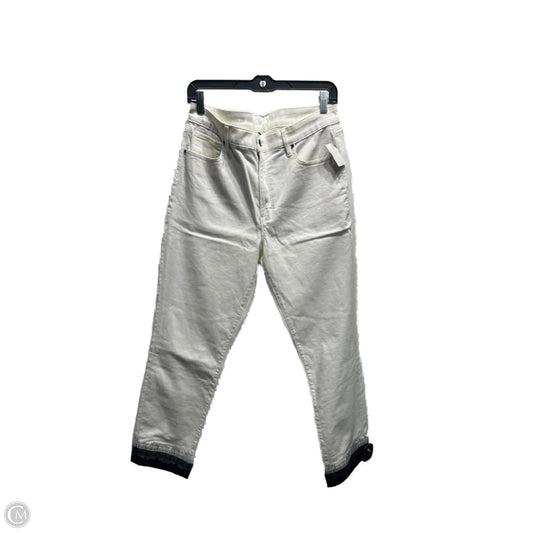 Jeans Cropped By White House Black Market In White, Size: 12