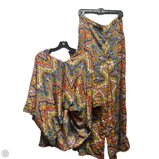 Pants Set 2pc By boemo In Green & Red, Size: Xl